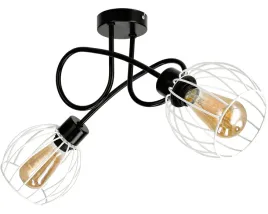 lampa-loft-zawijana-sufitowa-2xe27-kula-biala