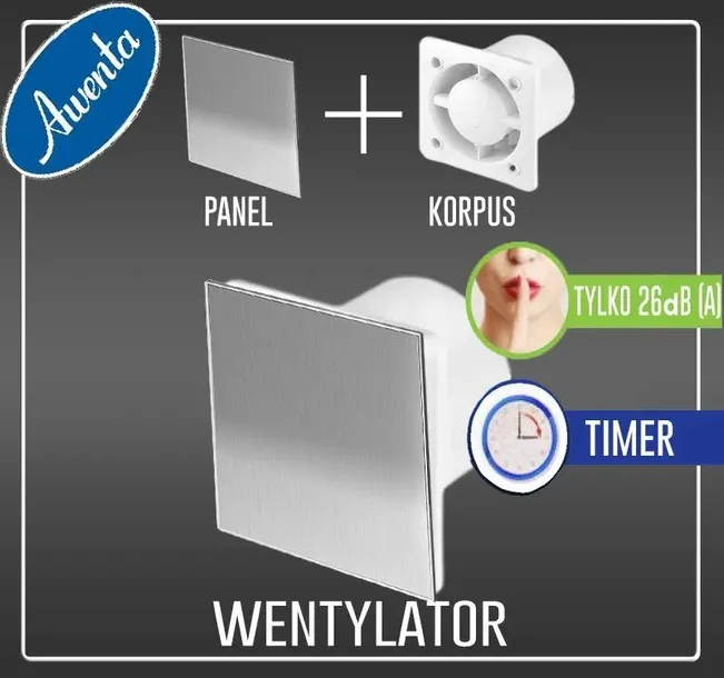 wentylator-panel-trax-inox-awenta-timer-pti100-rodzaj-kanalowy