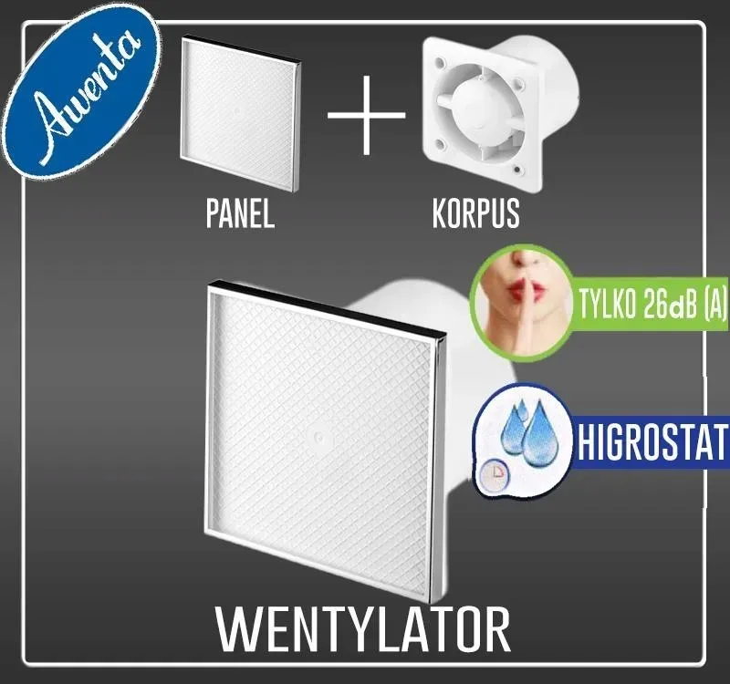 wentylator-panel-inside-nikiel-awenta-higrostat-stan-nowy