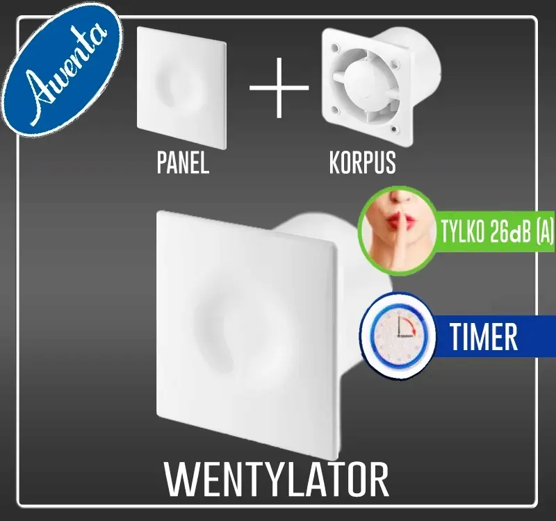 wentylator-panel-orion-bialy-awenta-timer-pob100-stan-nowy