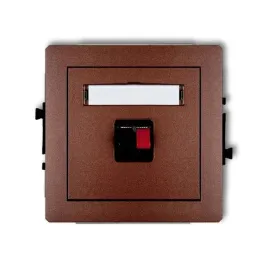 brazowe-gniazdo-glosnikowe-9dgg-1-deco-karlik