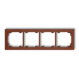 poczworna-brazowa-ramka-9dr-4-deco-karlik