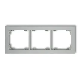 ramka-potrojna-srebrna-7dr-3-deco-karlik
