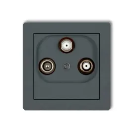 gniazdo-antenowe-2xsat-tv-28dgsn-deco-karlik-graf