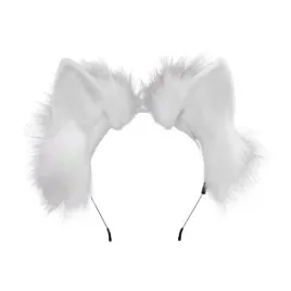 urocze-futrzane-kocie-lisie-uszy-cosplay-anime-furry-opaska-biale
