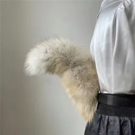 uroczy-futrzany-ogon-regulowany-kot-lis-cosplay-anime-furry-bezowy