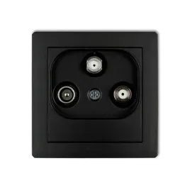 gniazdo-2xsat-tv-czarne-12dgsn-deco-karlik