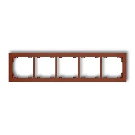 pieciokrotna-ramka-brazowa-9dr-5-deco-karlik