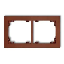 ramka-podwojna-brazowa-9dr-2-deco-karlik