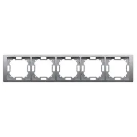 ramka-na-5-kontaktow-inox-bmrc5-21-do-gniazd-kontakt-simon-basic