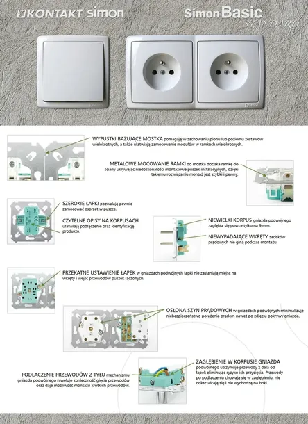ramka-na-4-kontakty-biala-4-modulowa-do-serii-simon-basic-bmr4-11-kod-producenta-bmr4-11
