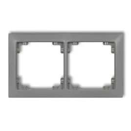 ramka-podwojna-szary-mat-deco-soft-karlik-27drso-2