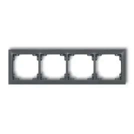 poczworna-ramka-28drso-4-deco-soft-karlik-grafit