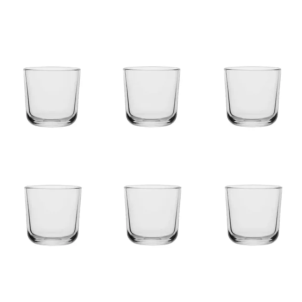 POJEMNIK SZKLANY DO ZALEWU ŚWIEC 230 ML BEZBARWNY PRZEZROCZYSTY MILLA 6 SZT