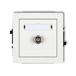 karlik-deco-dgf-1-biale-gniazdo-antenowe-typ-f-sat