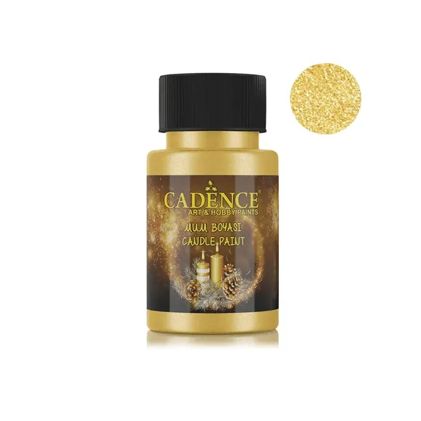 Farba farbka do malowania świec mydeł R.GOLD złota 50 ml