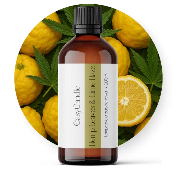 Olejek zapachowy do świec EasyFragrances Hemp Leaves & Lime Haze 100 ml