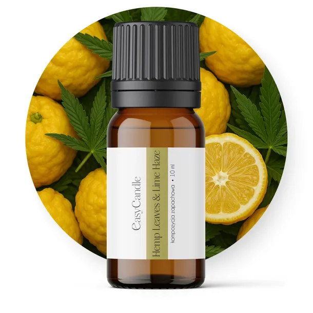 Olejek zapachowy do świec EasyFragrances Hemp Leaves & Lime Haze 10 ml