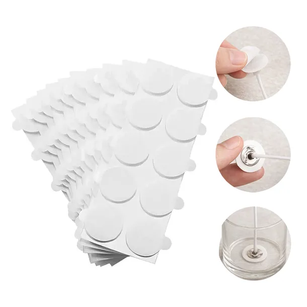 Piankowe kropki kleju do mocowania knota glue dots 100 szt taśma dwustronna