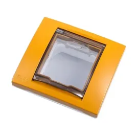 ramka-pojedyncza-na-gniazdko-ip44-ugier-pomaranczowy-v61-002-869-unica