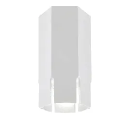 sufitowa-lampa-biala-szesciobok-gu10-tuba-candelux