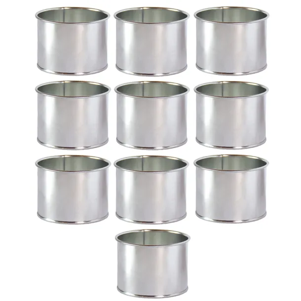 Pojemnik do świec puszka metalowa 200ml 100szt