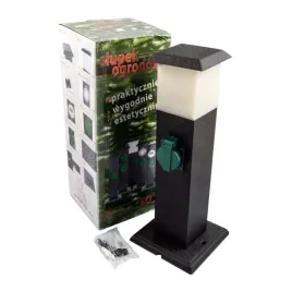 slupek-ogrodowy-2-gniazda-z-lampa-230v-e14-rum-lux