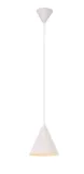 biala-lampa-wiszaca-stozek-e27-40w-voss-ledea
