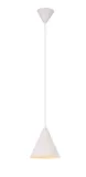 biala-lampa-wiszaca-stozek-e27-40w-voss-ledea