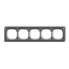ramka-pieciokrotna-uniwersalna-grafitowa-11drso-5-deco-soft-karlik