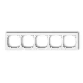 ramka-pieciokrotna-biala-drso-5-deco-soft-karlik