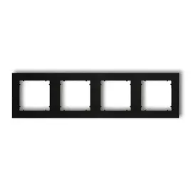 ramka-poczworna-czarny-mat-12mr-4-deco-mini-karlik