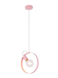 lampa-wiszaca-rozowa-kolo-1x40w-e27-nexo-ledea