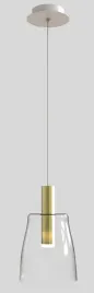 zlota-lampa-wiszaca-led-3000k-5w-modena-ledea