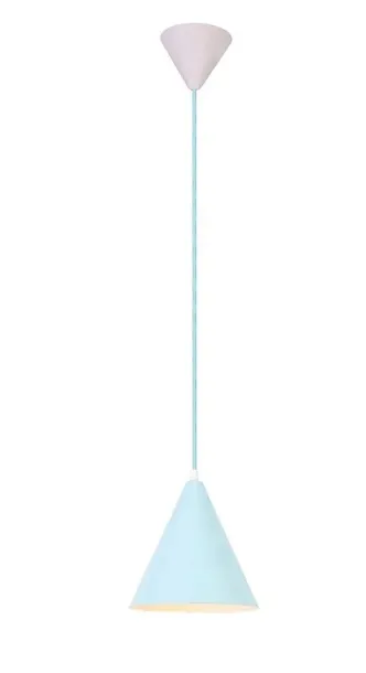 lampa-wiszaca-niebieska-stozek-e27-voss-ledea
