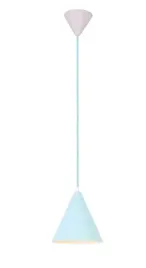 lampa-wiszaca-niebieska-stozek-e27-voss-ledea