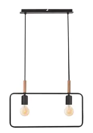 lampa-wiszaca-podwojna-czarna-2xe27-frame-candelux