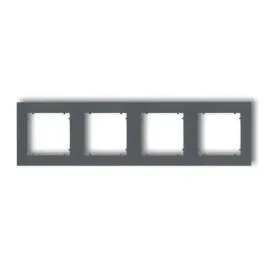 ramka-poczworna-grafit-mat-28mr-4-deco-mini-karlik