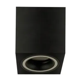 tuba-sufitowa-kwadratowa-gu10-czarna-indi-ideus