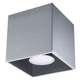 szara-lampa-sufitowa-kwadrat-10cm-gu10-quad-sollux