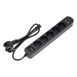 przedluzacz-na-5-gniazd-2xusb-czarny-15m-orno