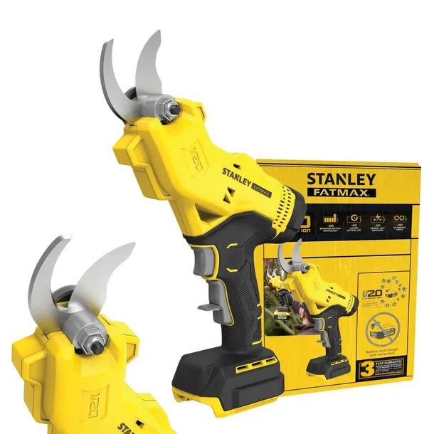 stanley-fatmax-sekator-akumulatorowy-nozyce-krzewow-18v-sfmcpp32b-v20-stan-nowy-pojemnosc-akumulatora-2-ah