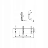 wieszak-scienny-aluminiowy-gamet-stan-nowy