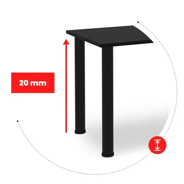 biurko-proste-basic-18mm-rgb-czarne-gamet-gratis-wysokosc-mebla-75-cm