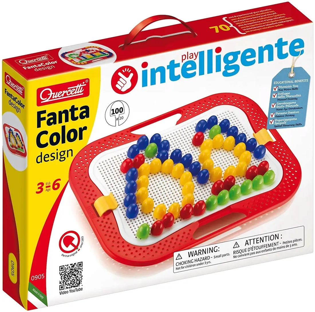 quercetti-0905-mozaika-fantacolor-design-100el