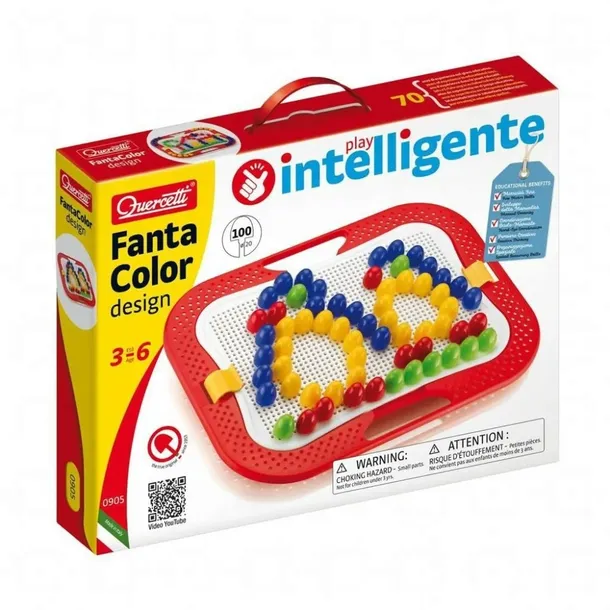 quercetti-0905-mozaika-fantacolor-design-100el-stan-nowy-plec-chlopcy-dziewczynki