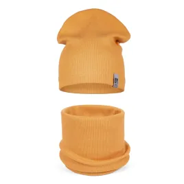 czapka-dziecieca-jesienna-komin-komplet-bawelna