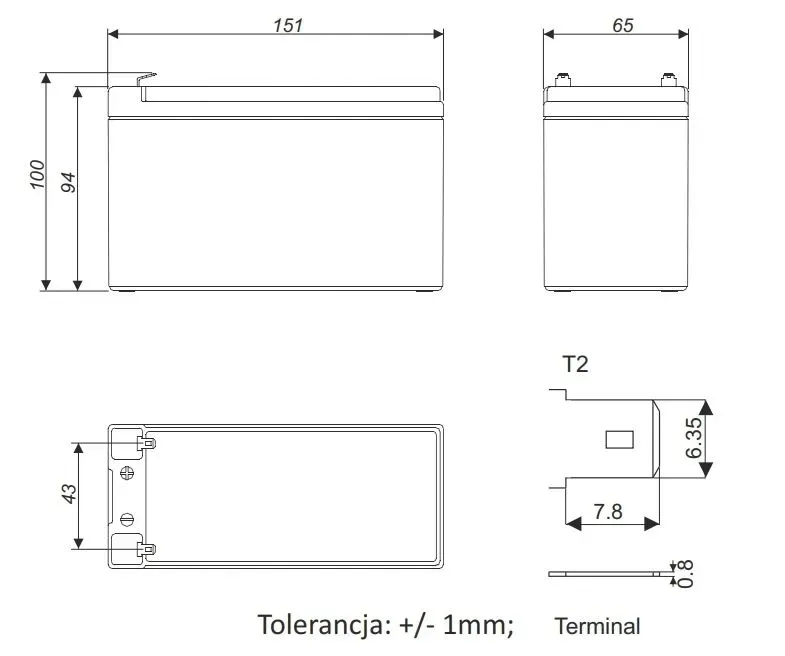 akumulator-tcl-9-12-t2-technocell-12-v-9-ah