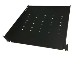 polka-stala-czarna-450mm-cztery-punkty-mocowania