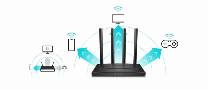 tp-link-router-archer-c80-ac1900-wifi-5-wave2-standard-pracy-bezprzewodowej-802-11ac-wi-fi-5-802-11n-wi-fi-4-802-11g-802-11b-802-11a